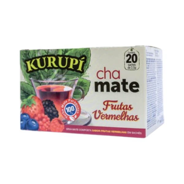 Chá Mate Kurupi Frutas Vermelhas