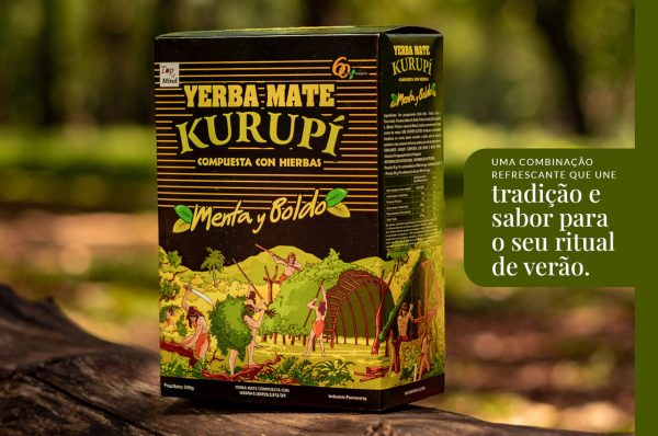 Descubra como o Kurupi Menta & Boldo pode ser preparado como tereré, trazendo frescor, sabor herbal e equilíbrio para os dias mais quentes.