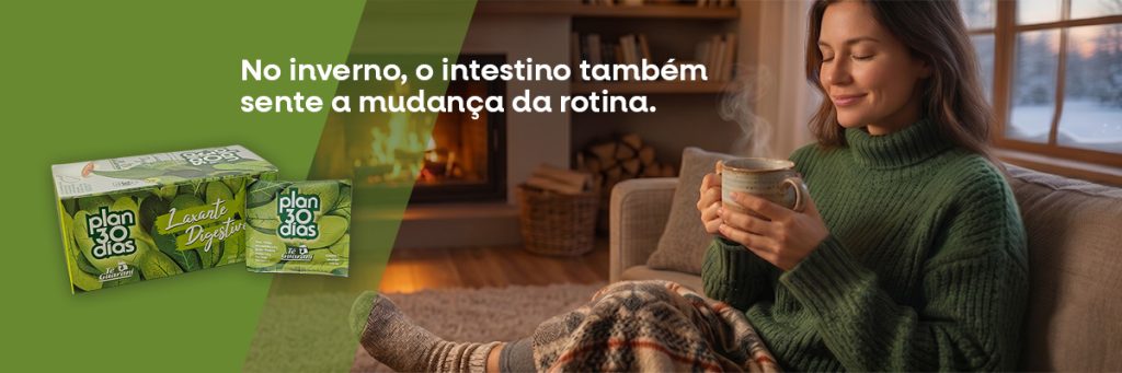 Entenda por que o inverno impacta o funcionamento intestinal e como o Plan 30 Dias pode auxiliar na constipação intestinal e no conforto digestivo com uso contínuo.
